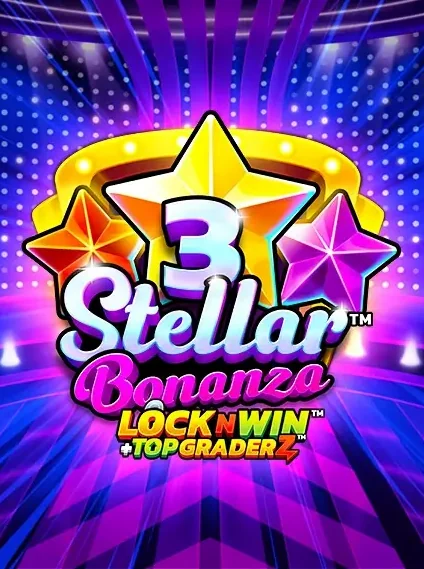 3 Stellar Bonanza Slot online at Lizaro